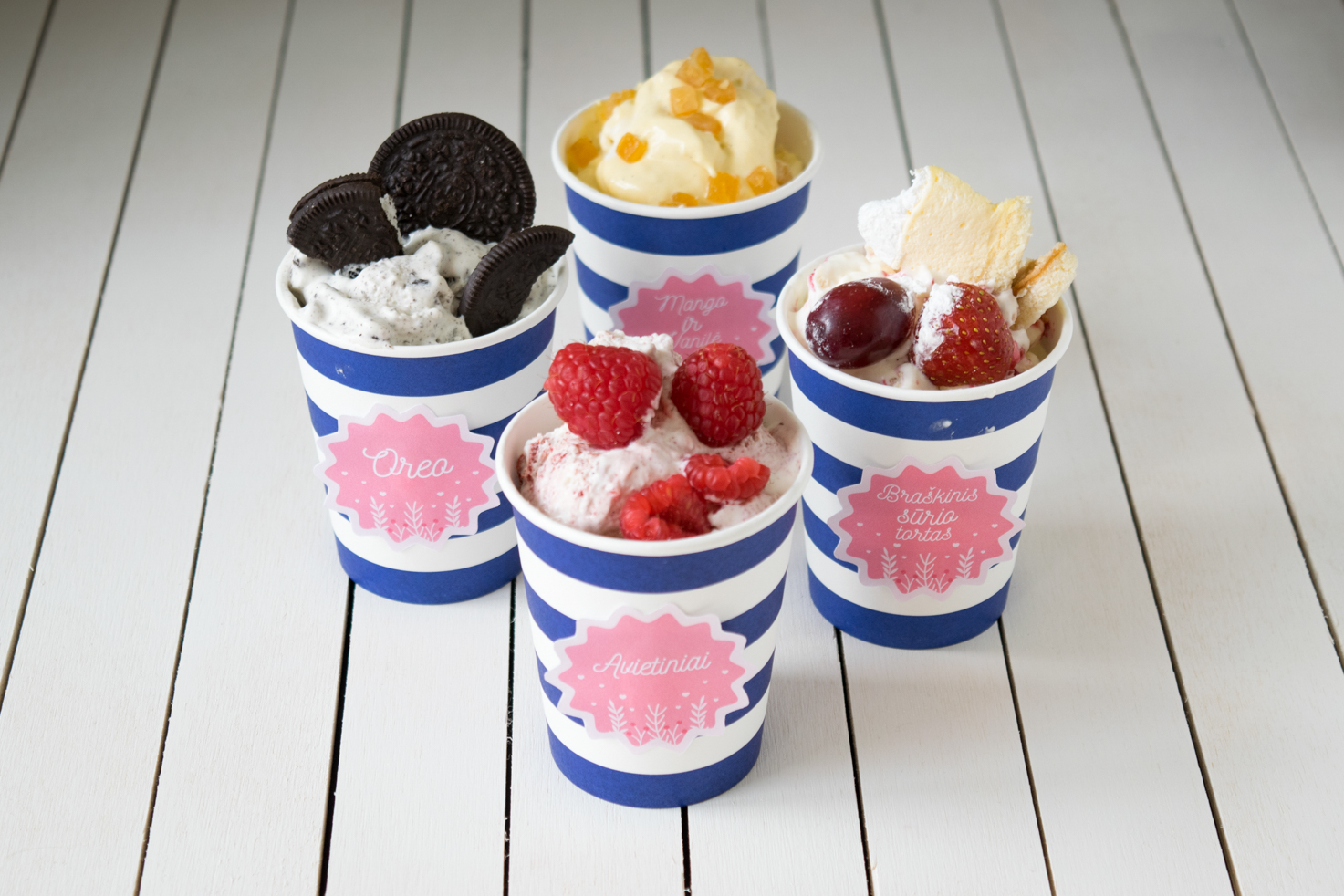 2 Ingredientų Naminiai Grietininiai Ledai + 4 fantastiški skoniai🍦