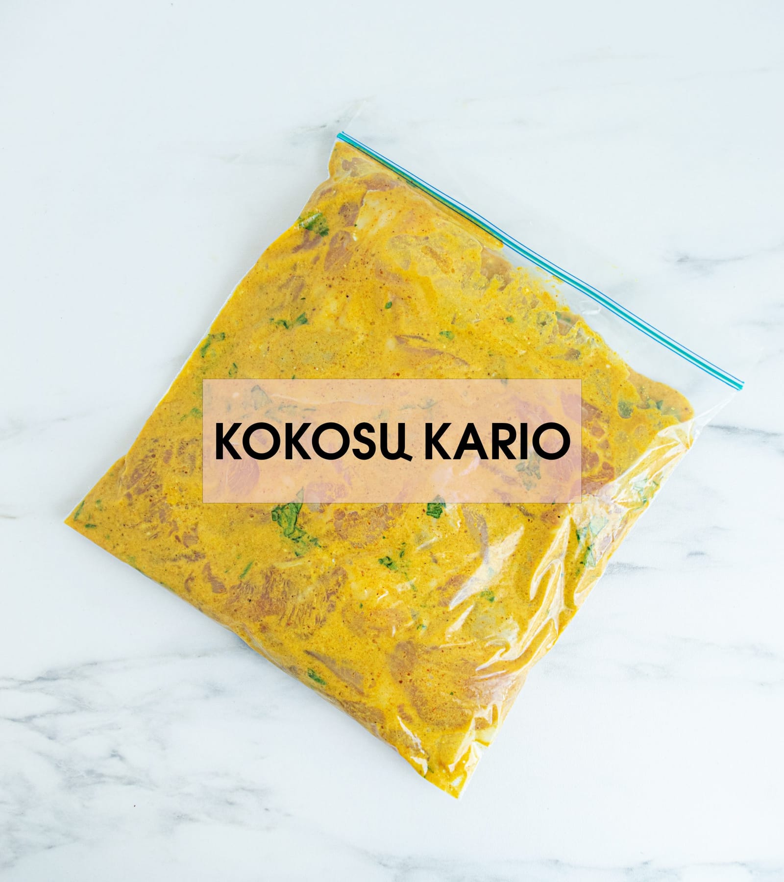 Kokosų kario skonio marinatas