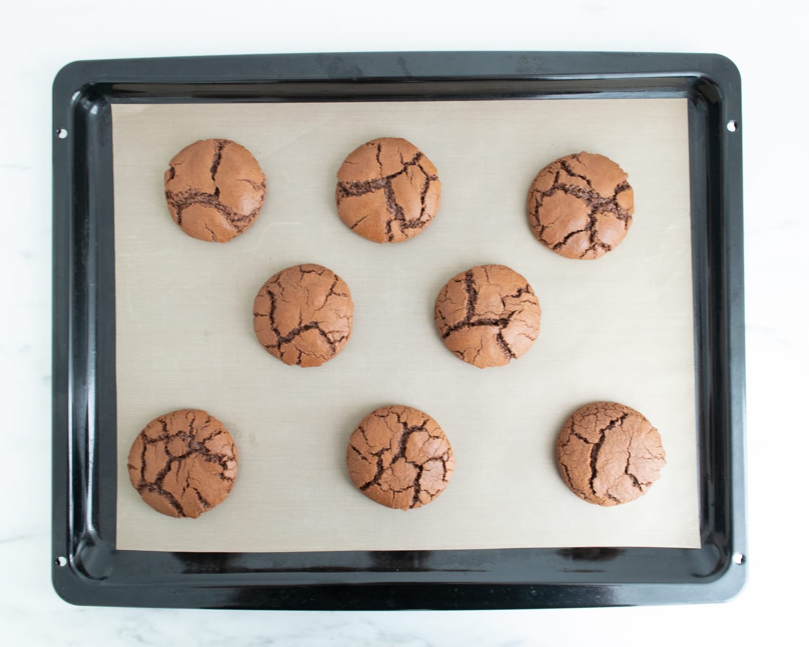 Brownie Sausainiai su Kreminiu Įdaru 