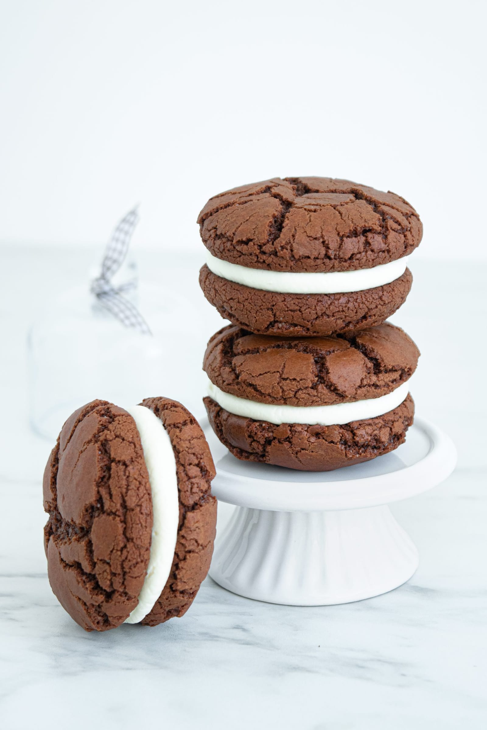 Brownie Sausainiai su Kreminiu Įdaru 🍪