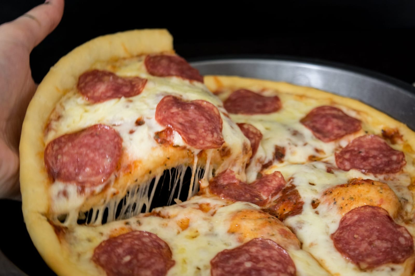 Copycat Pizza Hut Storapadė Skardoje Kepta Pica 🍕