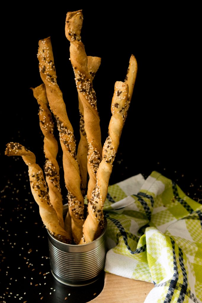 Grissini duonos lazdelės su Parmezanu