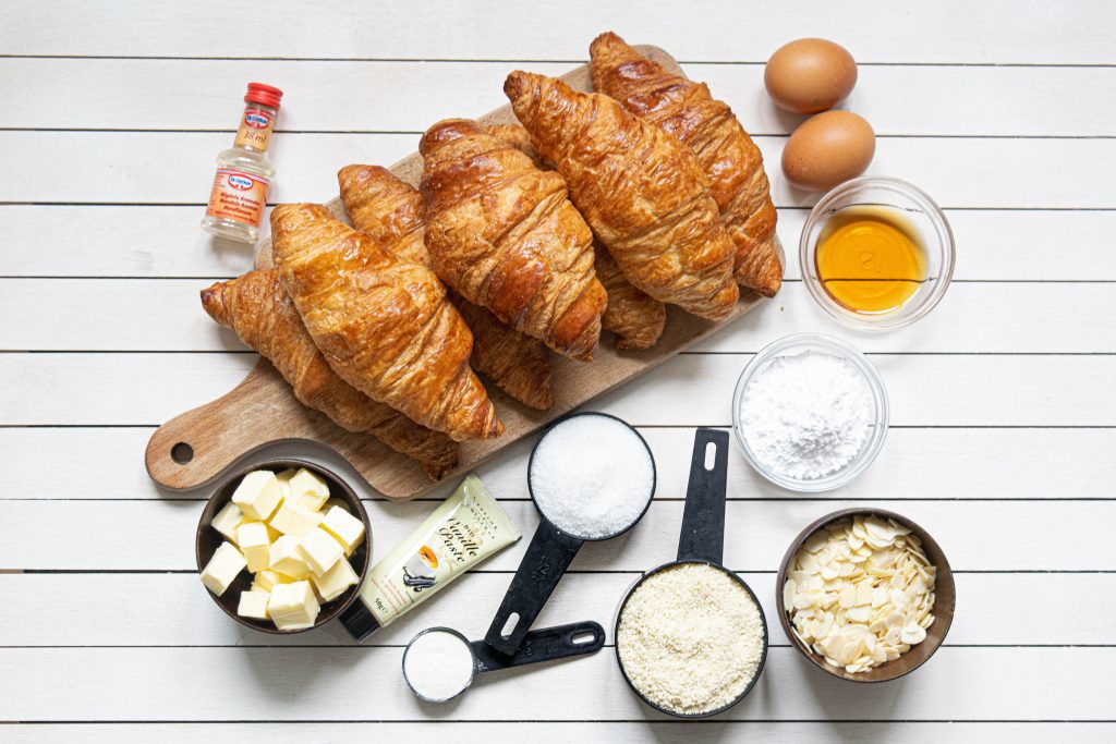 French Almond Croissants