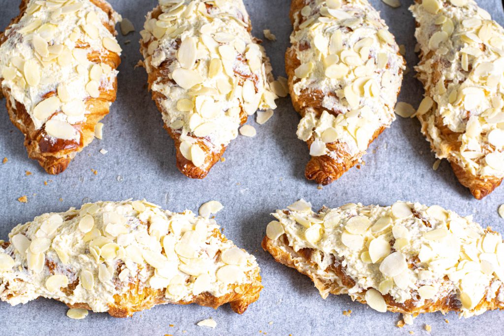 French Almond Croissants