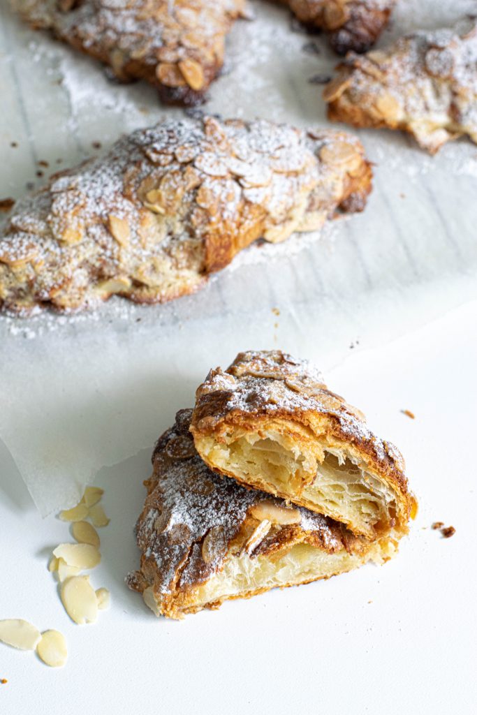 French Almond Croissants