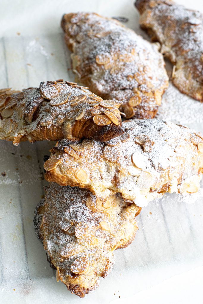 French Almond Croissants