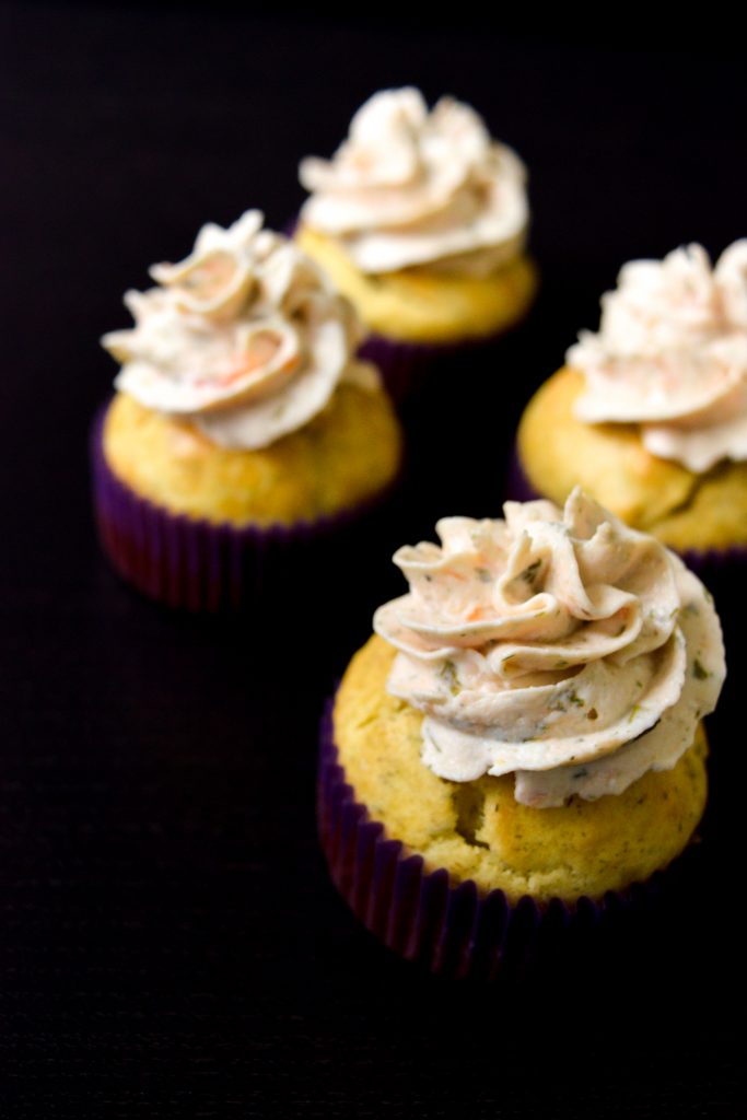 Smoked Salmon Cupcakes