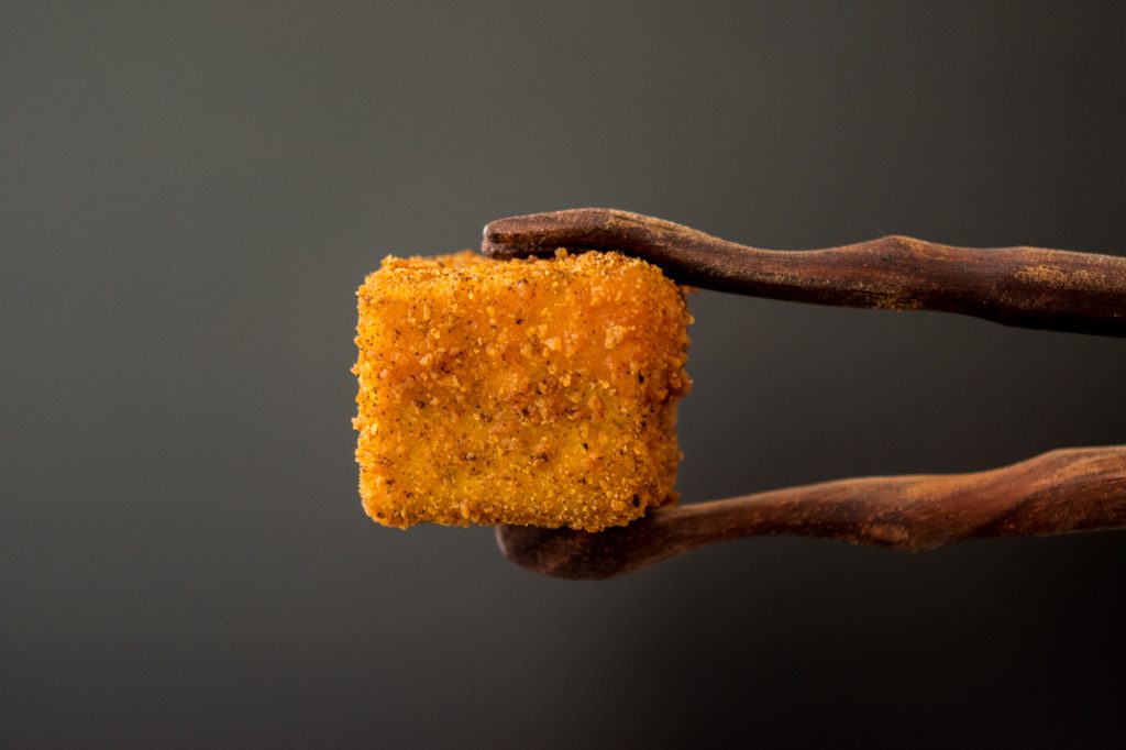 Fried Tofu with Sesame-Soy Dipping Sauce