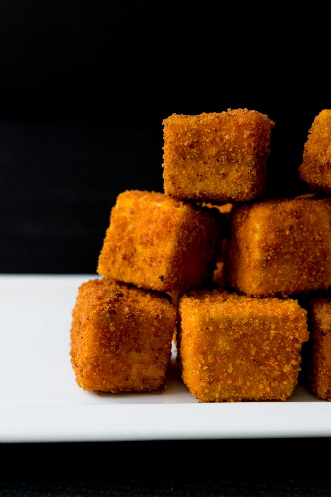 Fried Tofu with Sesame-Soy Dipping Sauce